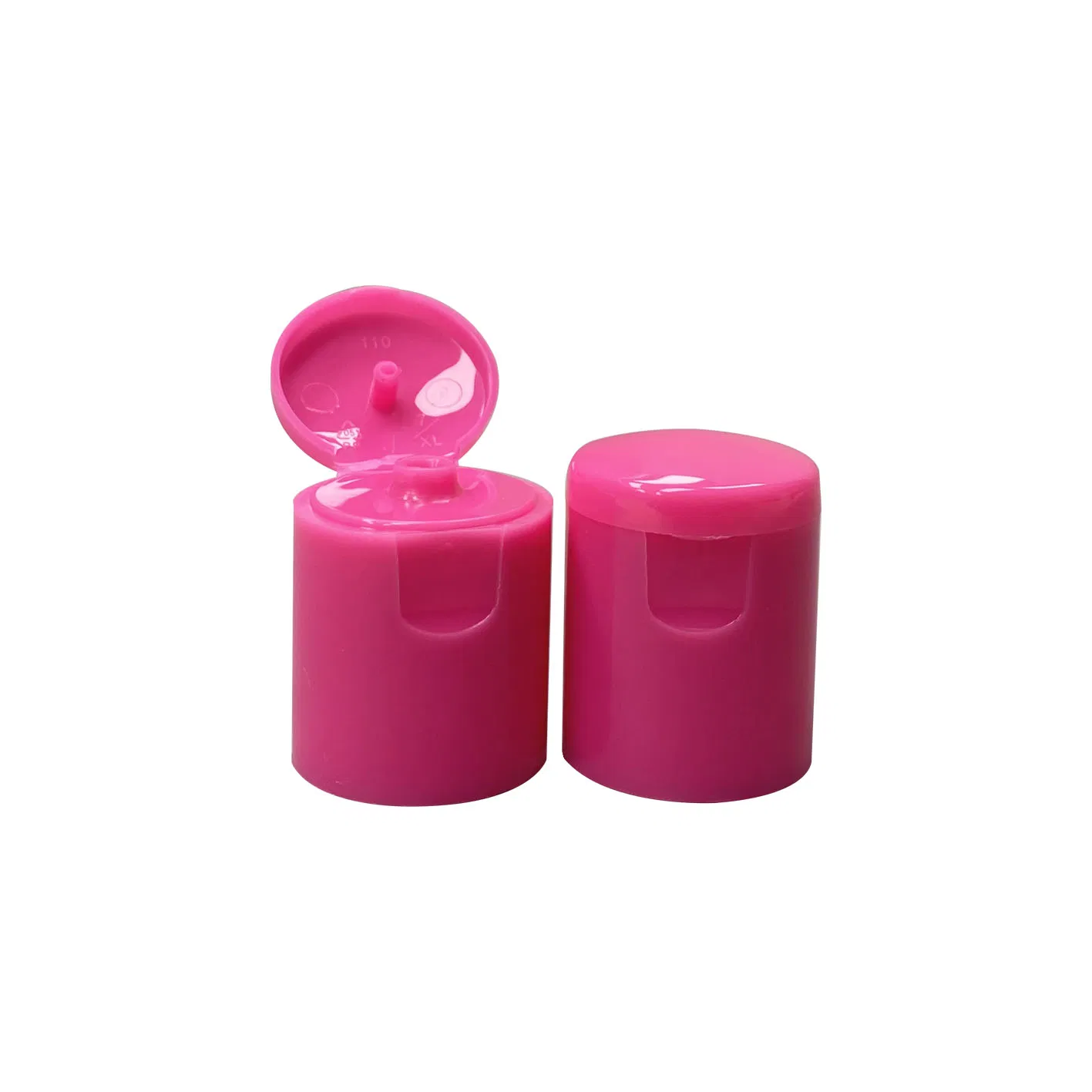 22/415 Cosmetic Bottle Flip Top Cap 22mm Smooth Plastic Caps