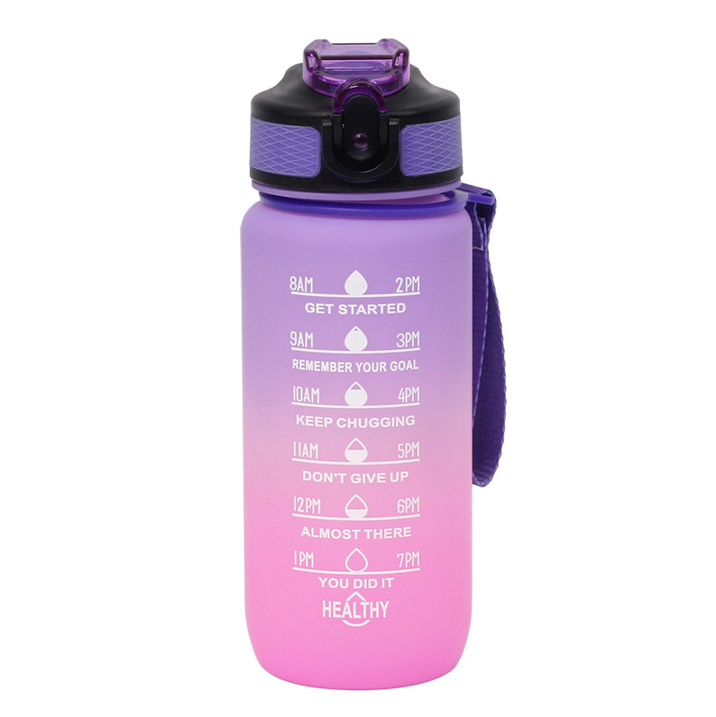 Reusable Plastic Tritan Custom Air Motivational BPA Free 32oz Gym Gallon Sport Water Bottle with Time Marker