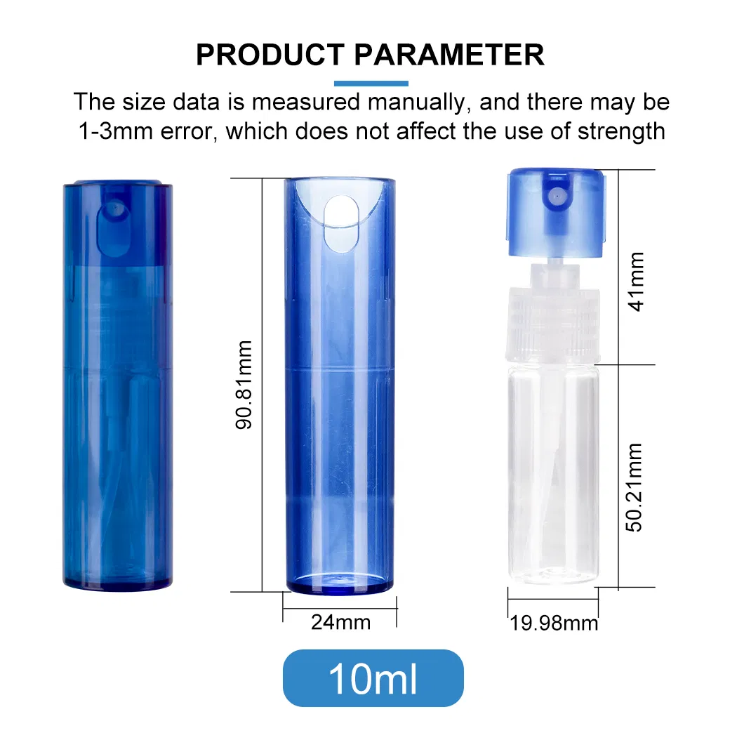 10ml Reusable Plastic Spray Bottle 2