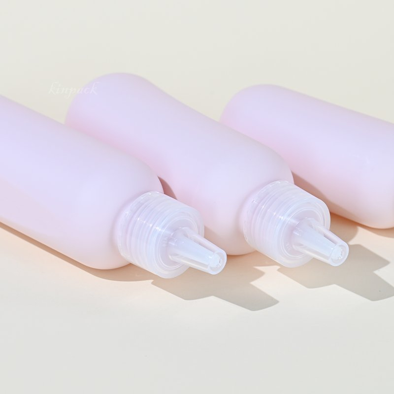 Kinpack Wholesale Squeeze 60ml 80ml 100ml 120ml Dispensing Storage Plastic PE Bottle with Plastic Cap