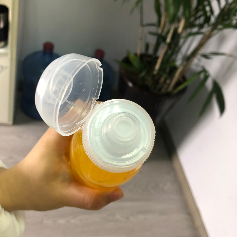 250ml 350ml 720ml Free Samples BPA Free Food Grade Ketchup Bottles Pet Plastic Squeeze Honey Bottles with Flip Custom La Top Cap