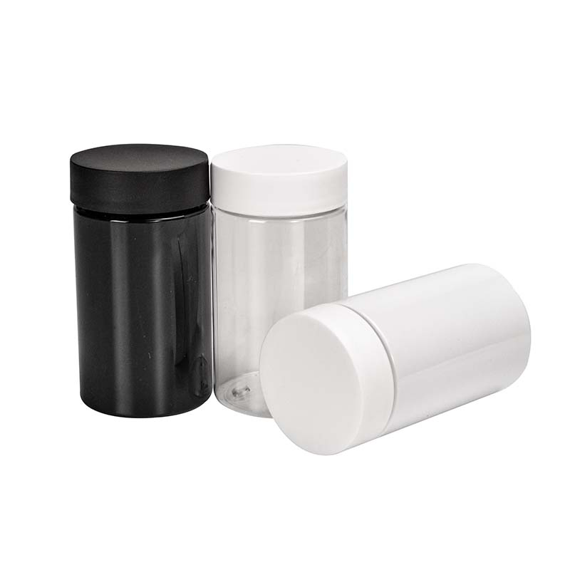 Factory Price 8oz Food Grade Wide Mouth Child Resistant Pet Pill Plastic Jar with Screw Lid