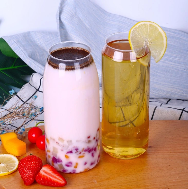 350ml 500ml Milk Tea Beverage Bottle Disposable Pet Milk Tea Bottle