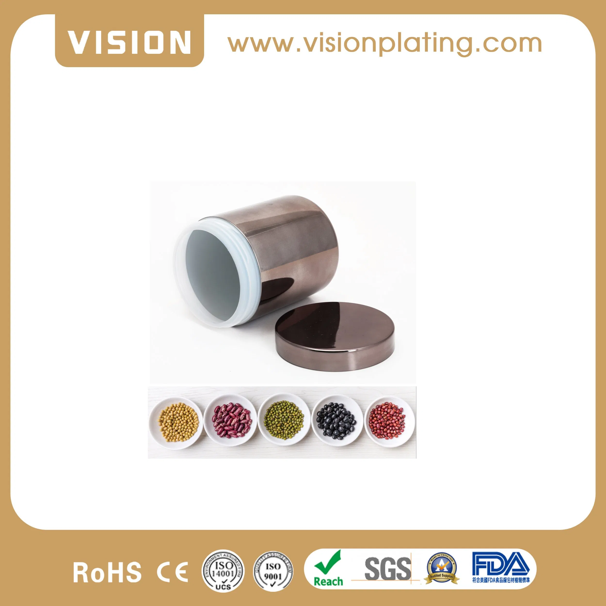 32oz Wholesale Canister HDPE Glossy Plastic Jar Storage Food Packaging Bottle