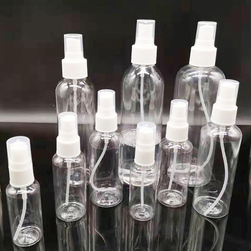 Plastic Transparent Refillable Fine Mist Spray Bottle Cosmetic Container Esg13323