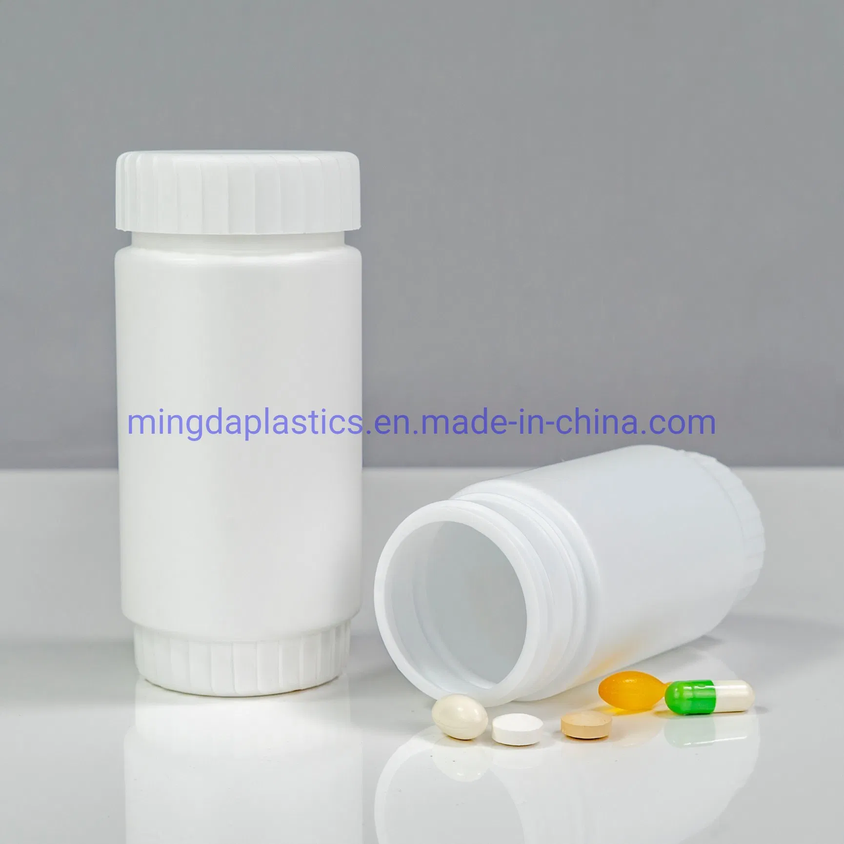 60ml Little CRC Cap Tablets/Capsule/Pill Plastic Food Grade Round Bottle HDPE