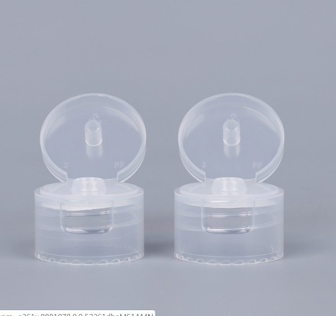 24mm 28mm Plastic Flip Top Screw Cap for Cosmetic Shampoo Hand Sanitizer Bottle