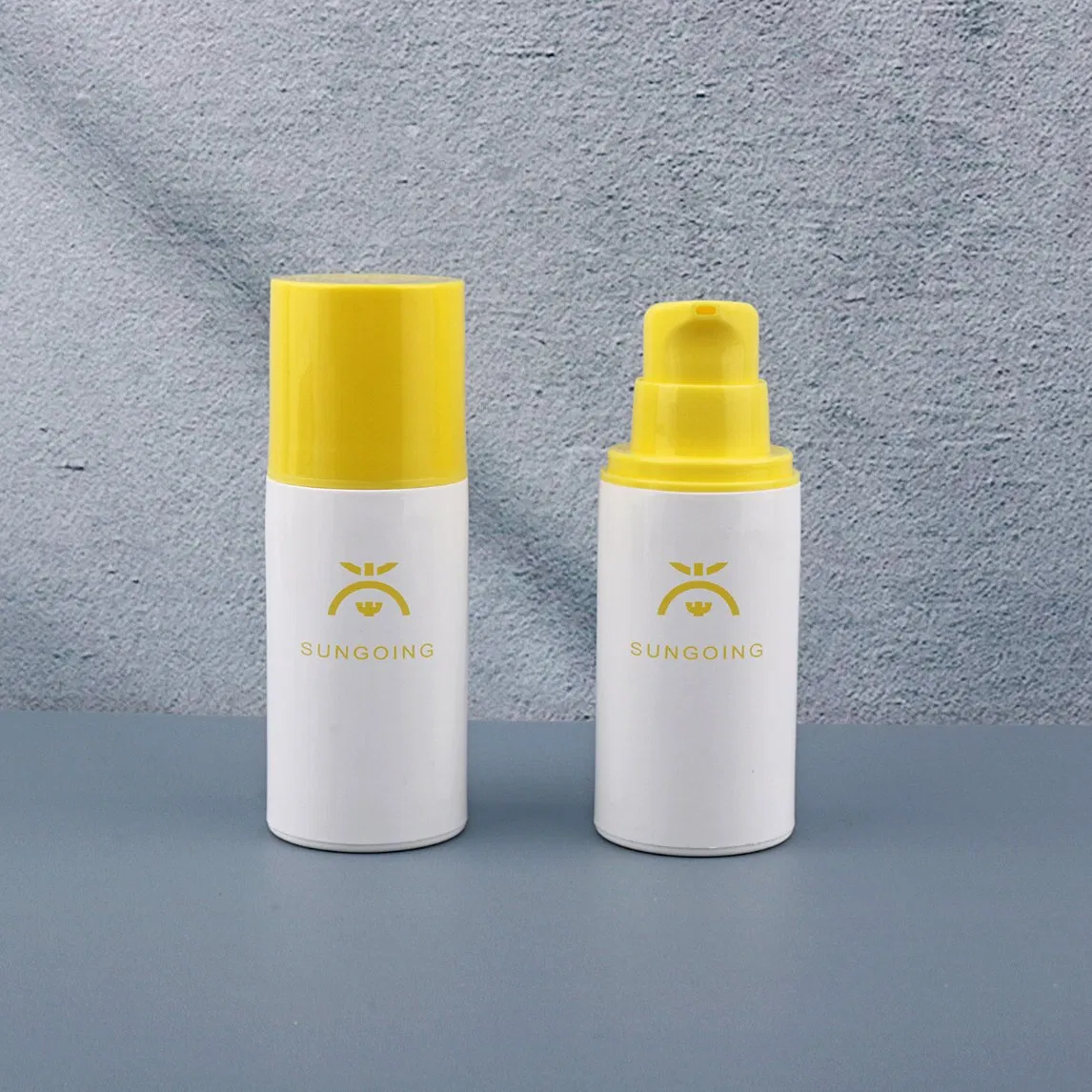 HDPE Material Mono-Material Airless Bottle Plastic for Cosmeticpackaging