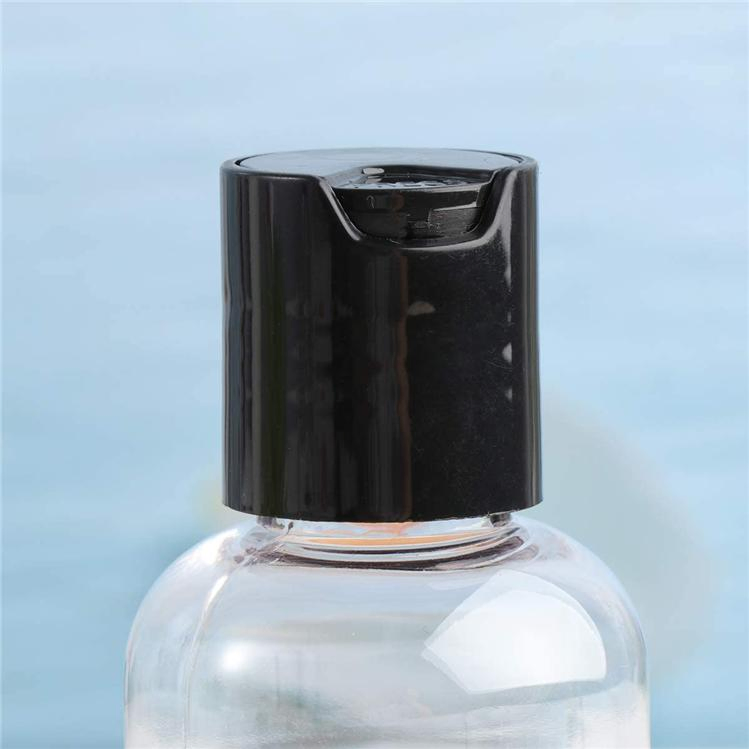 Refillable 60ml Clear Plastic Bottle with Flip off Top Cap