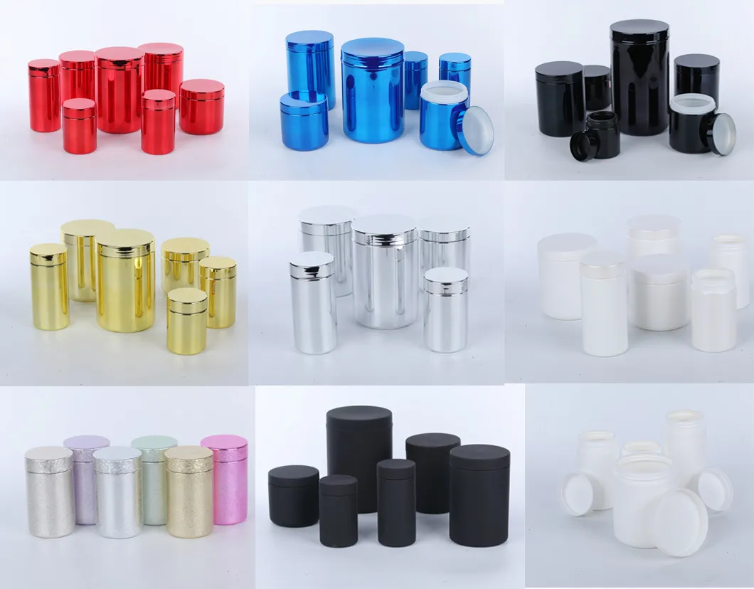 HDPE Glossy Plastic Jar