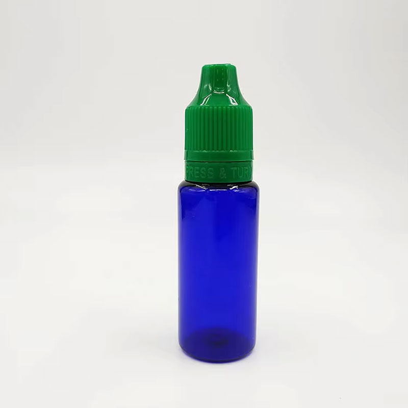10ml Black Liquid Bottle Plastic Squeezable Empty Refill Light-Proof Bottle for Oil