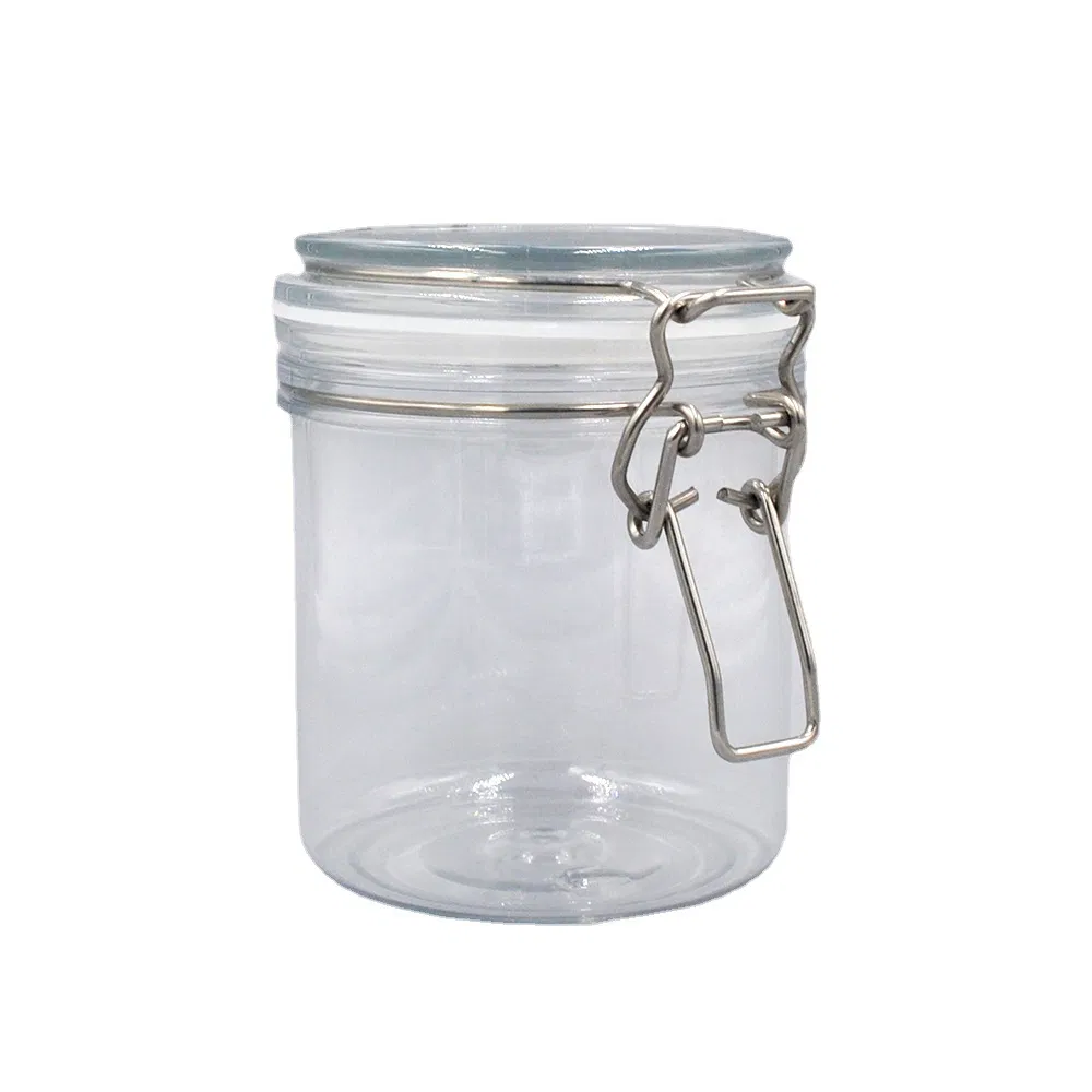 Popular 220ml Wide Mouth Pet Sealed Airtight Food Grade Plastic Storage Jar