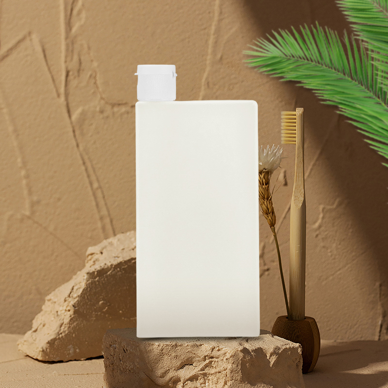 High Quality HDPE Plastic Flip Top Cap Bottle 270ml Plastic Lotion Cosmetic Squeeze Bottle