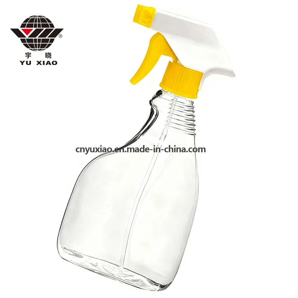 Empty 500ml Pet Plastic Trigger Spray Bottle for Liquid Detergen