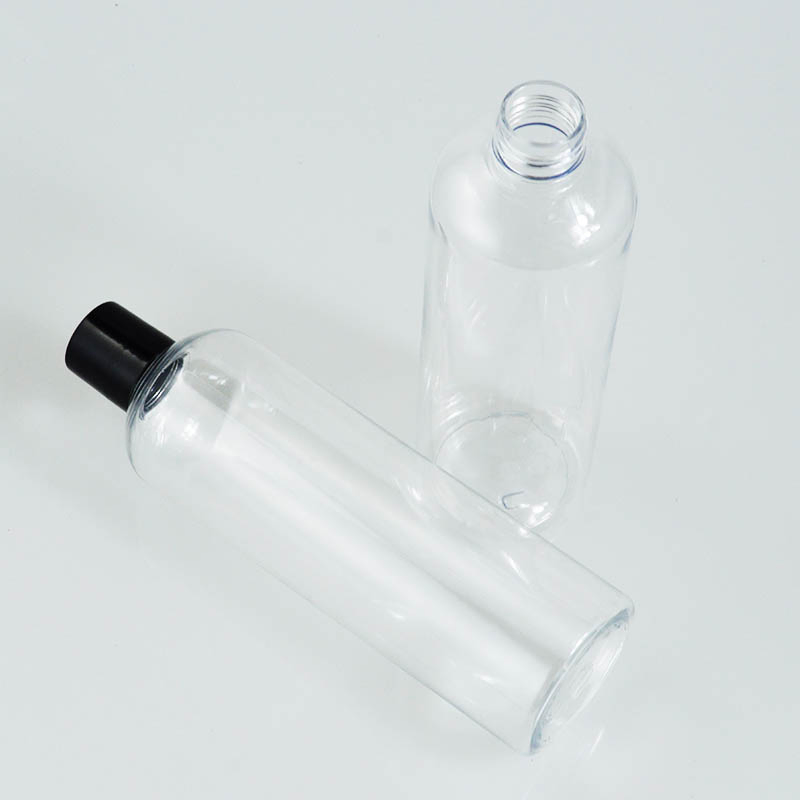 Wholesale 300ml 10oz Pet Round Shoulder Clear Plastic Bottle