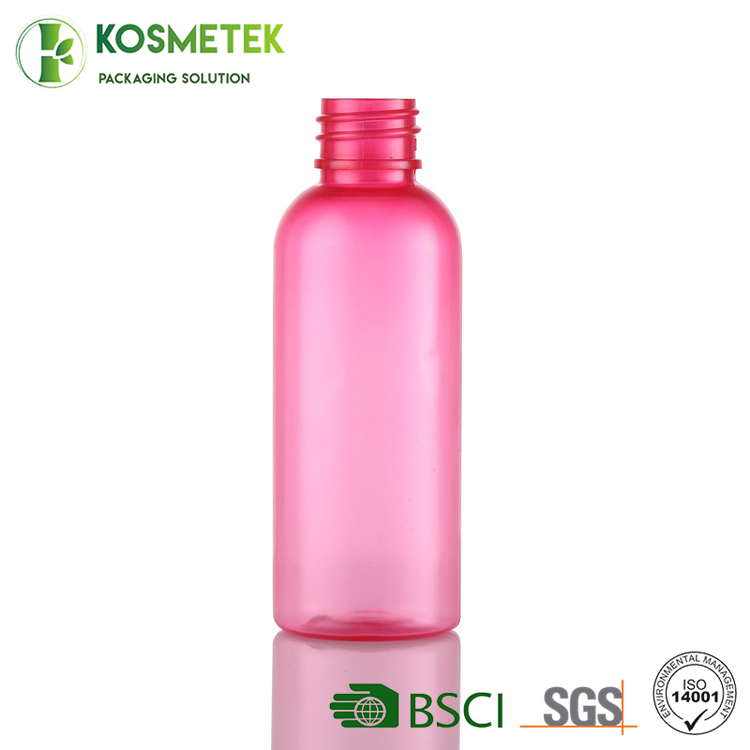 50ml Clear Pet Plastic Lotion/Oil/Hand Soap Packaging Bottles with Flip Top Cap