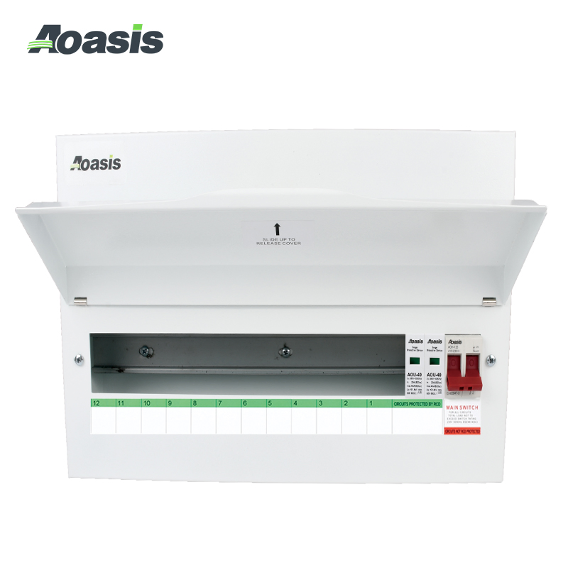 Aoasis Aox1-20m/Hu Distribution Box Factory Electrical Equipment Home Electrical Unit Consumer Units