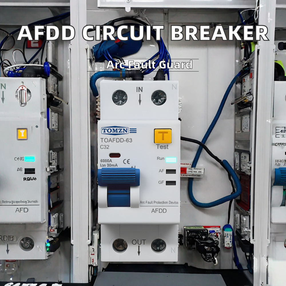 For AFDD Arc Fault Detection Device MCB Circuit Breaker 2P 10A-63A 6kA 230V Short-circuit Overload Protection