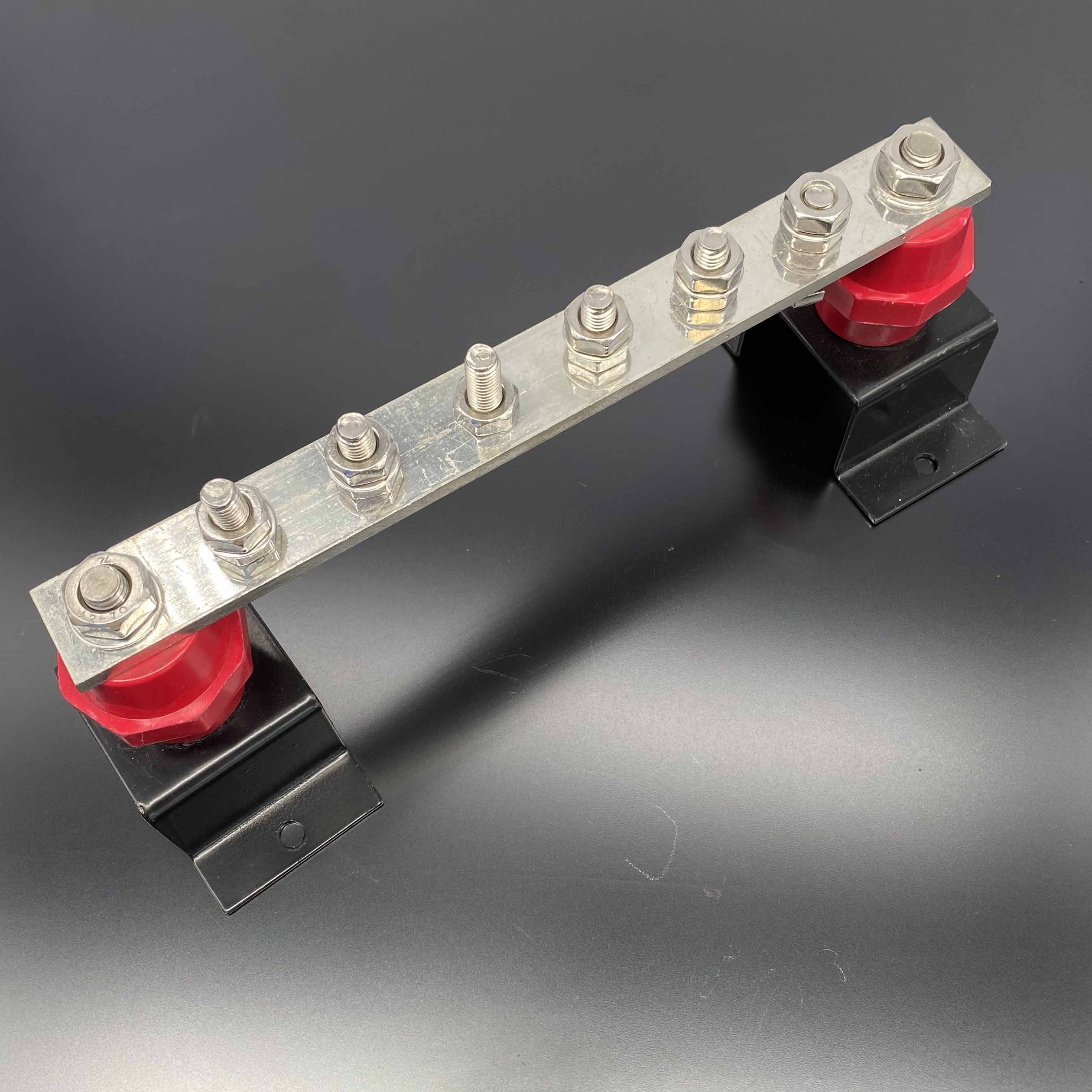 Custom Busbar Copper Bar Set for Grounding Electrical Panel Mounting Brass Earth Bar System for Industrial Use