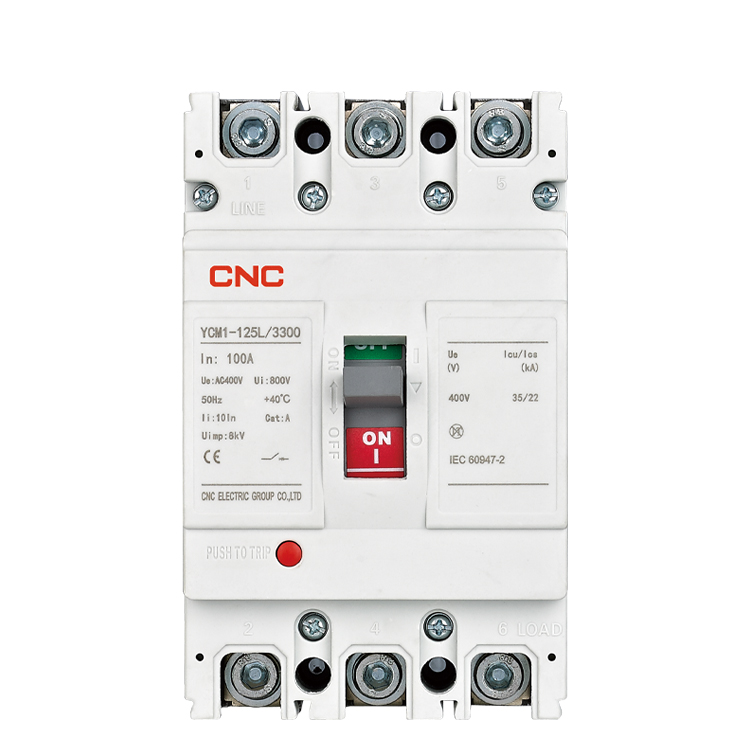 YCM1 Series Ac 63A 125A 250A 630A 1250A 1600A Molded Case Circuit Breaker 3P 4P MCCB