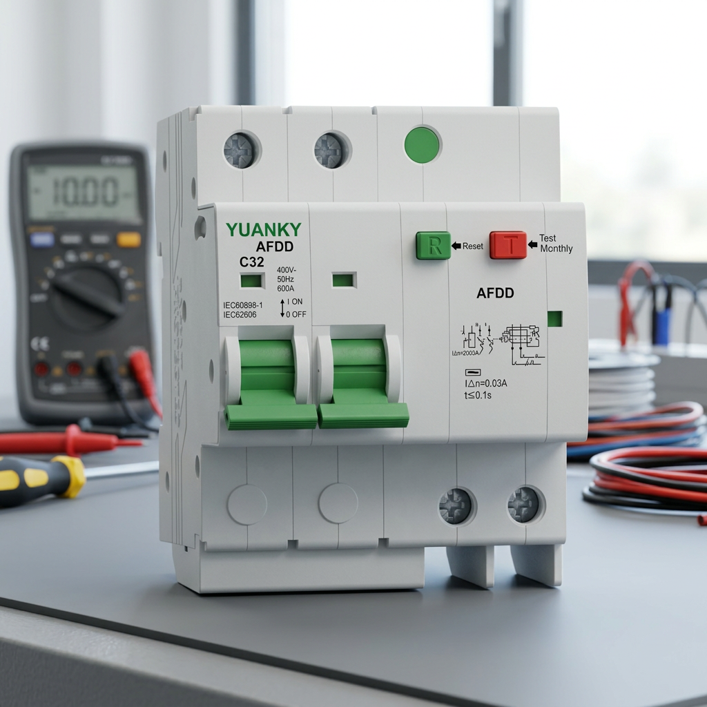 YUANKY AFDD AFCI C32 ARC FAULT DETECTION DEVICES (AFDDs)