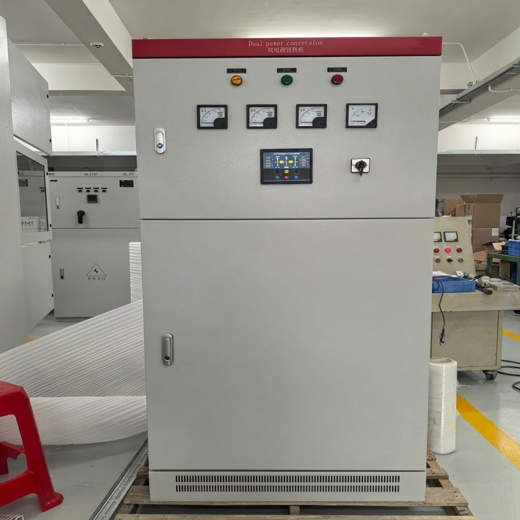 Complete Low Voltage Indoor Electrical Distribution Equipment Automatic ATS Dual Power Transfer Switching Cabinet 200A Rated 6