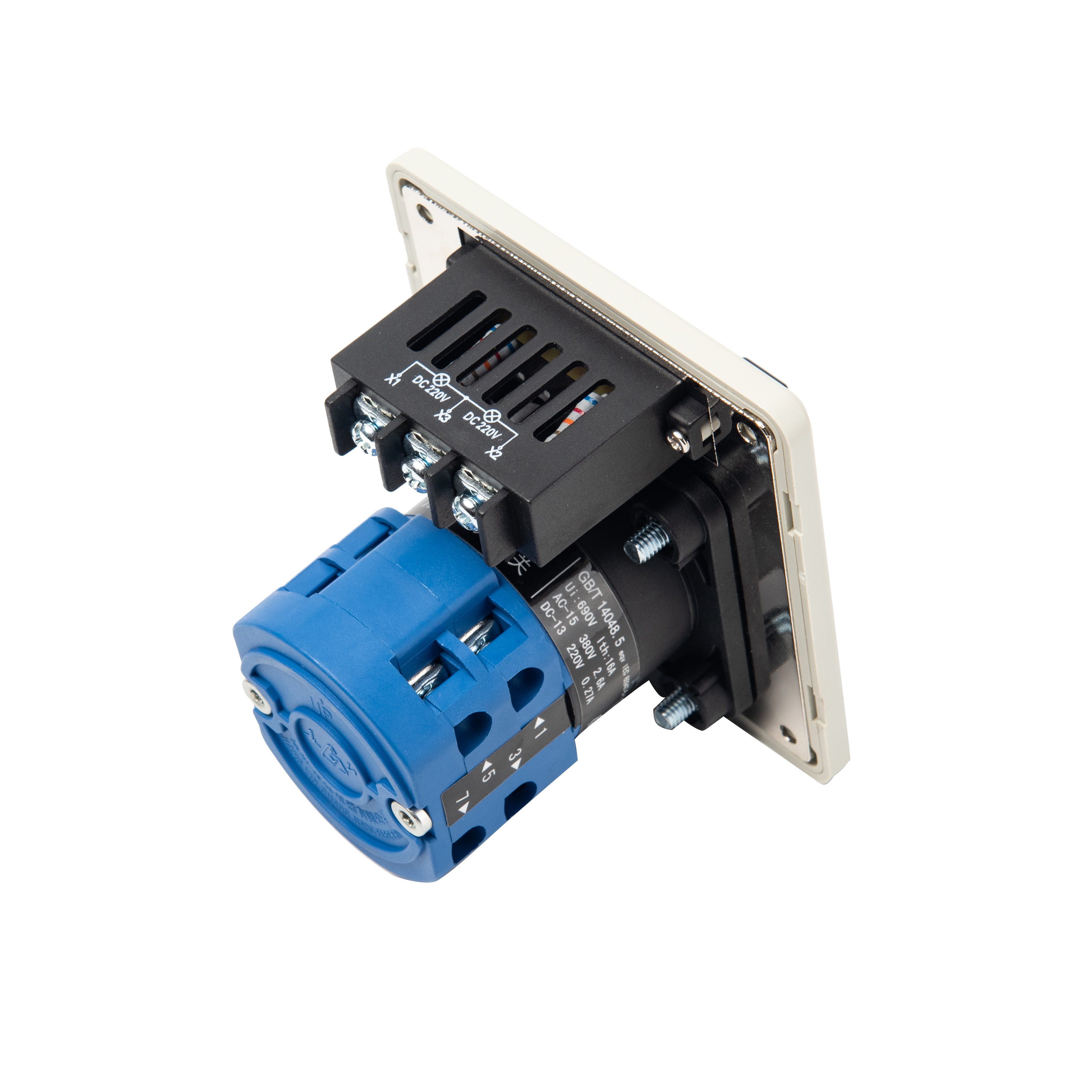 High Quality 3 Position Illuminated Rotary Cam Switch Efficient Changeover Switch