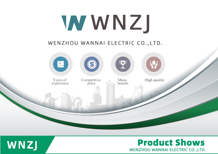 WNZJ W26 20A 3P Plastic Flush Mounting Blue and Black Manual Changeover Switch 230-440V