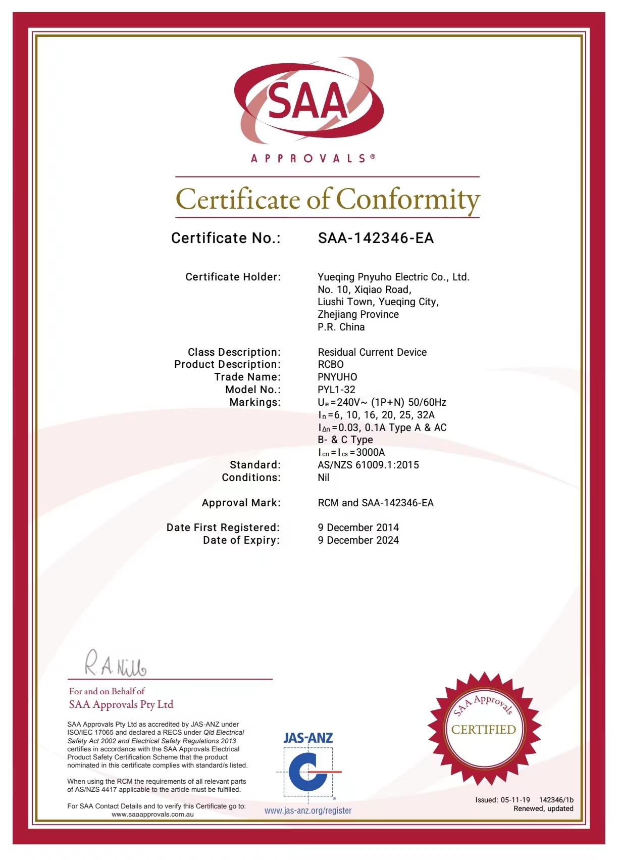 Certificate 6