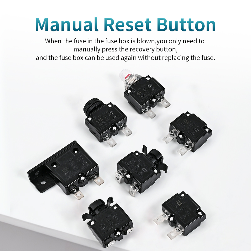 L2 3-20A 1P DC Circuit Breaker Motor Switch Electric Thermal Overload Protector High Breaking Capacity For Solar EV Marine