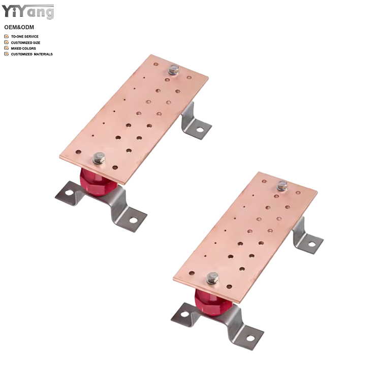 Factory Outlet Ground Copper Busbar for Grounding System