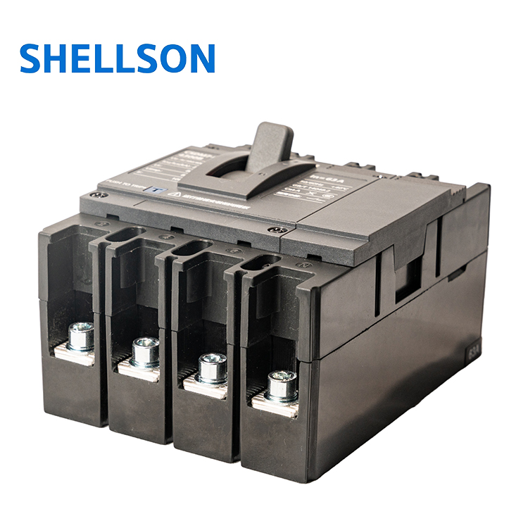 MCCB 4P 10A-63A Motor Protection Low Voltage Electric AC Moulded Case Circuit Breaker