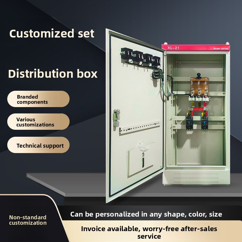 Complete XL-21 Three-Phase Four-Wire High/Low Voltage Distribution Box Control Cabinet IP30 Indoor/Outdoor Electric Box