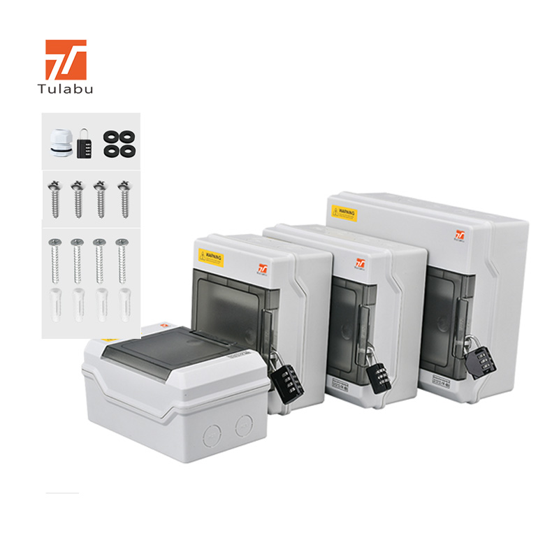 Surface Mounted IP66 Db Box Mcb Distribution Board Waterproof 6-way Electric Box Plastic Enclosure Plastic Db Boxes