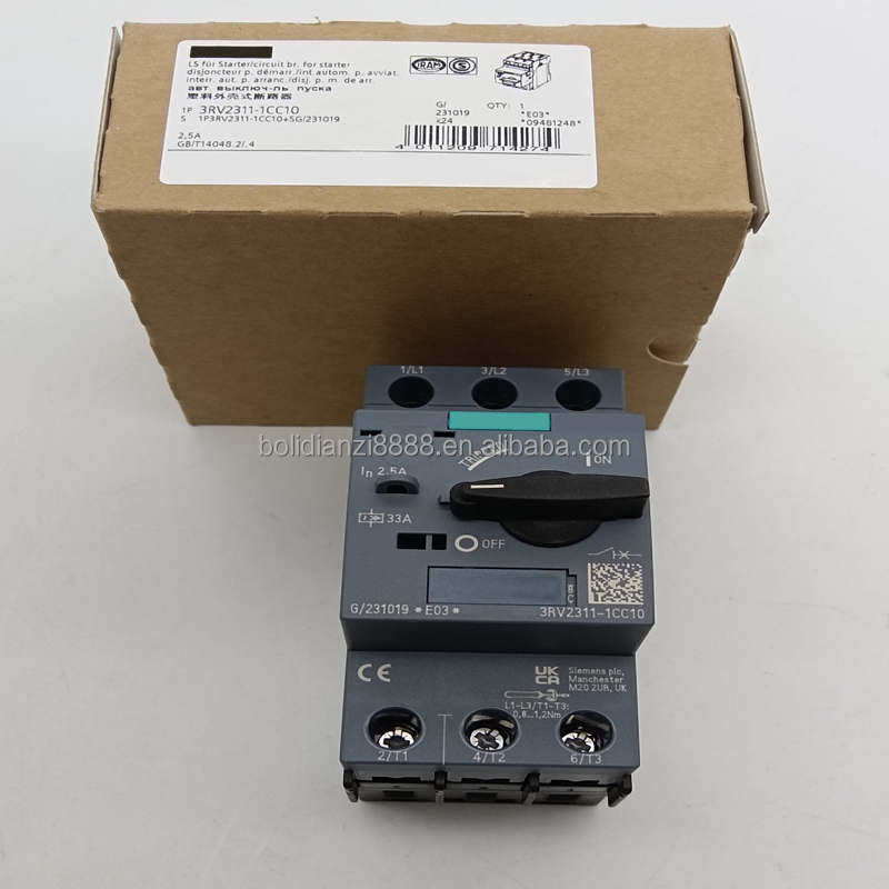 Original genuine 3RV2 motor protection circuit breaker 3RV2311-1CC10 in stock One year warranty