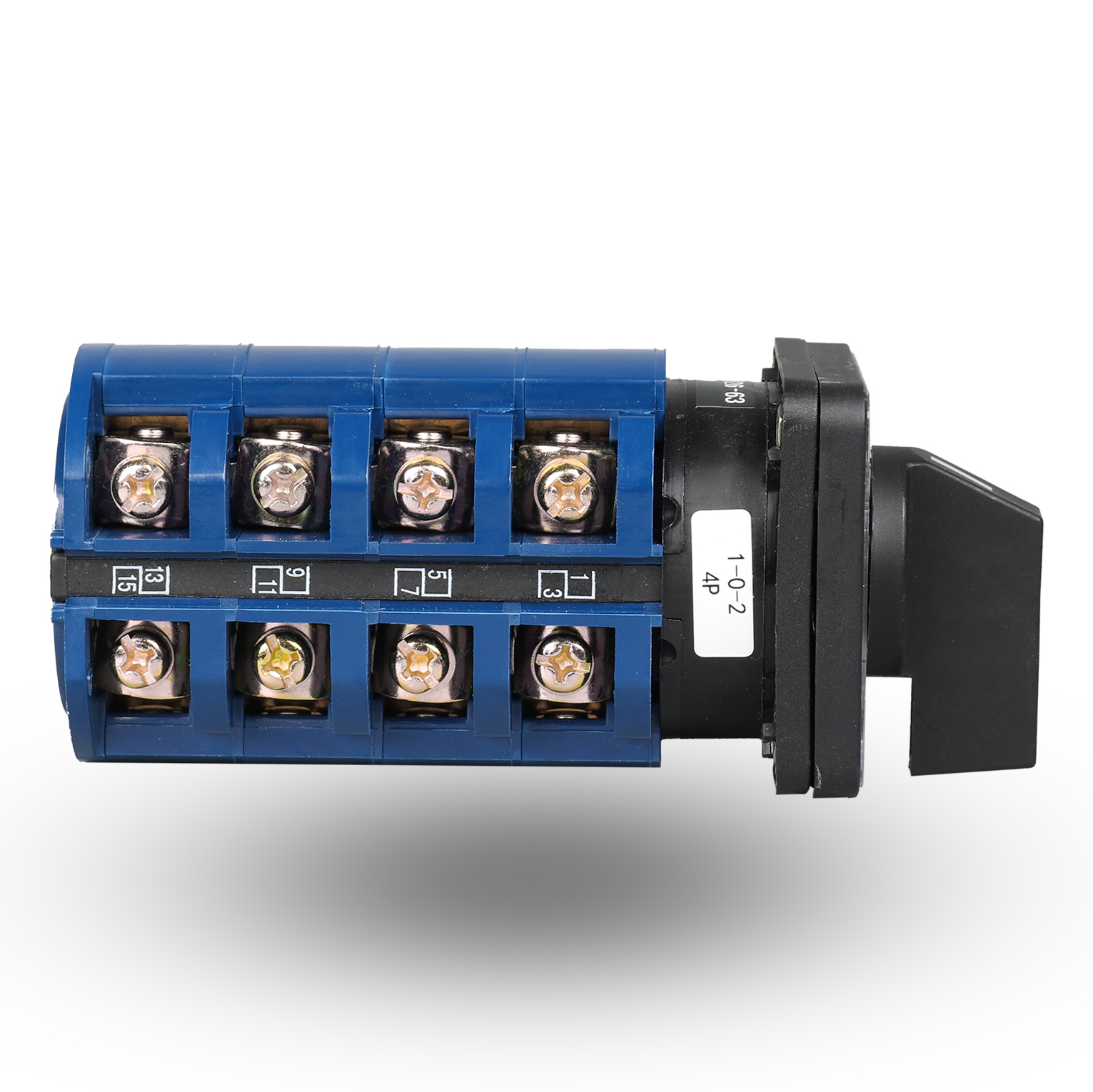 Cantak LW26-63 1-0-2 4 Pole Rotary Cam Changeover Switches 60 Degree Centre Off Control Motor