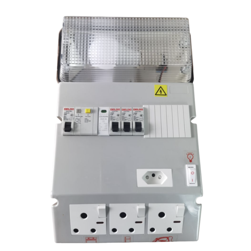 JINAO Electrical Distribution DB Box Ready Board with Breaker and Sockets