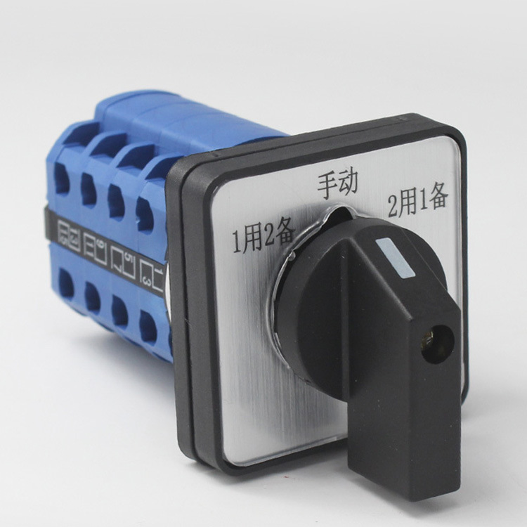 LW26-32A 4P Motor Reversing Voltmeter Ammeter Control 1-2-3-4 Changeover Switch 3 Phase 4 Position Cam Rotary Switch 630V IP22