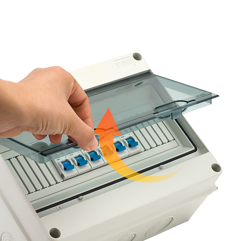 8 way HT waterproof surface distribution box electrical plastic distribution box DB box waterproof for Outdoor