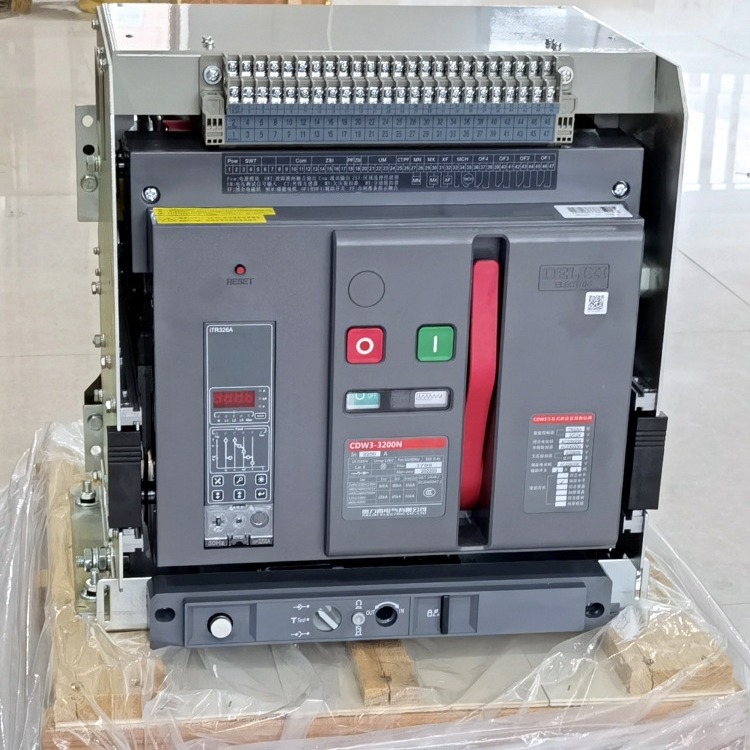 Delix CDW3 Gfci 3 Phase Ac Industrial Din Rail Electric Fire Extinguisher Residual Current Air Vacuum Rcbo Wind Circuit Breaker