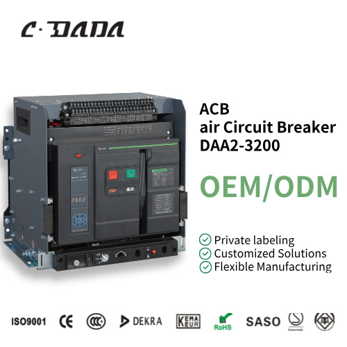 Shanghai Dada ACB air Circuit Breaker DAA2-3200 Universal Circuit Breaker 80KA Fixed Circuit Breaker