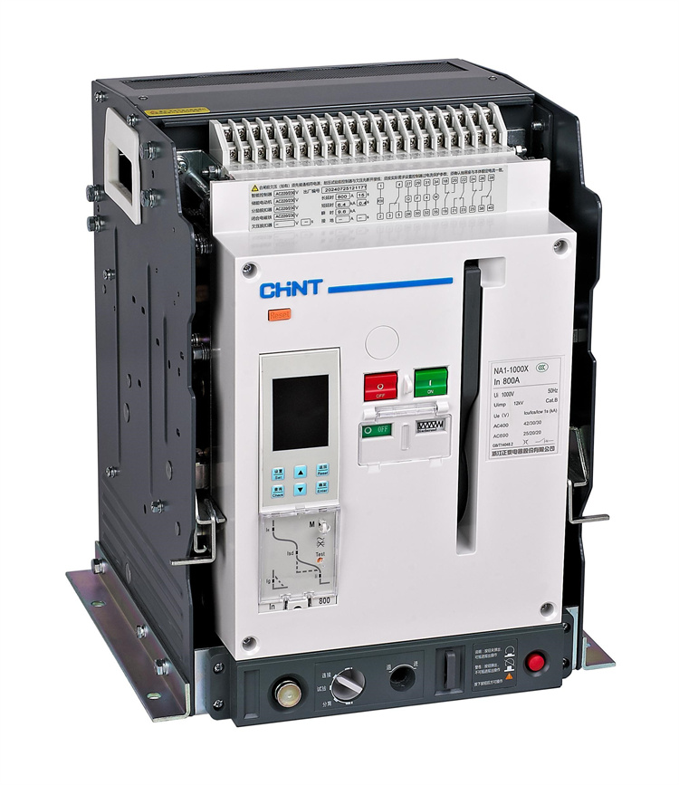 Draw-out Type CHINT NA1 1000A Universal Circuit Breaker ACB 42kA 3P Air Circuit Breaker for Industry