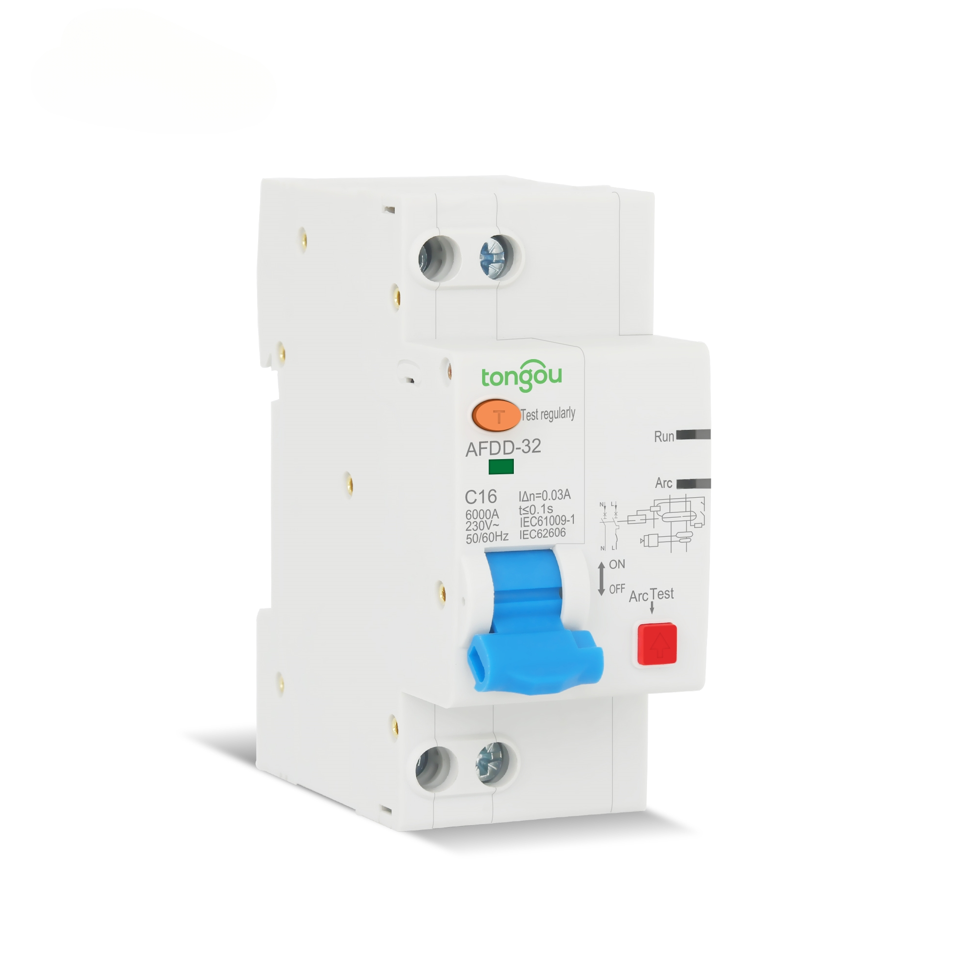 Arc Fault Circuit Interrupter AFDD Arc Fault Detection Device Fire Prevention Arc Monitoring RCBO Circuit Breaker AFCI
