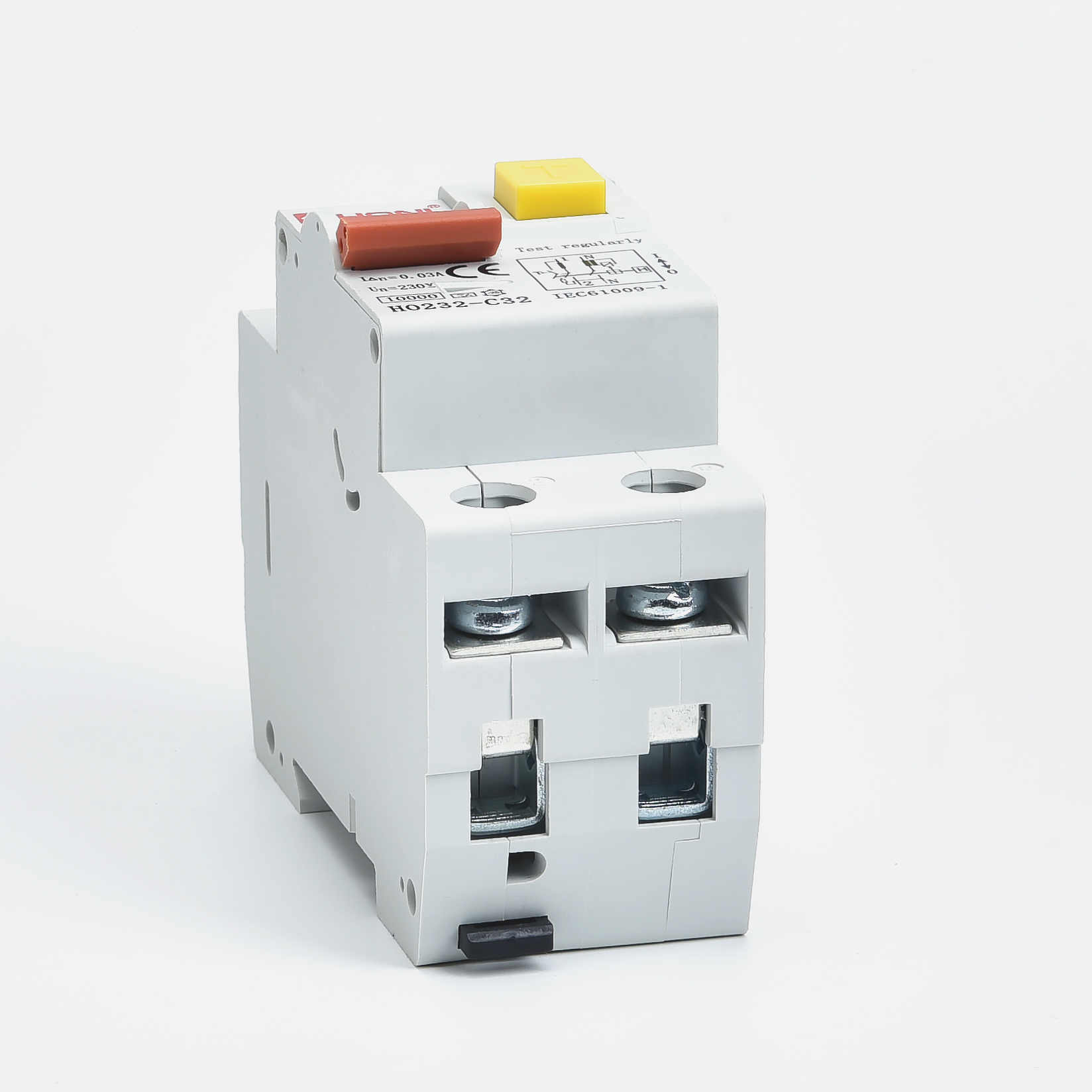 Type A Curve B Rcbo 16a 32A 10ka 10ma 2p 1p+N 32a 30ma Saa Electro-magnetic Circuit Breaker