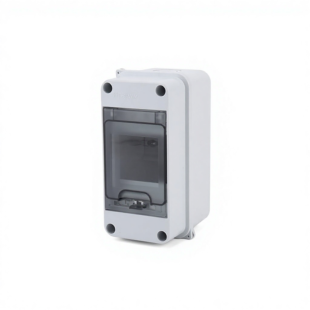 Waterproof IP65 Electrical Junction Box Plastic Distribution Box For Circuit Breaker 12 Way Outdoor Use