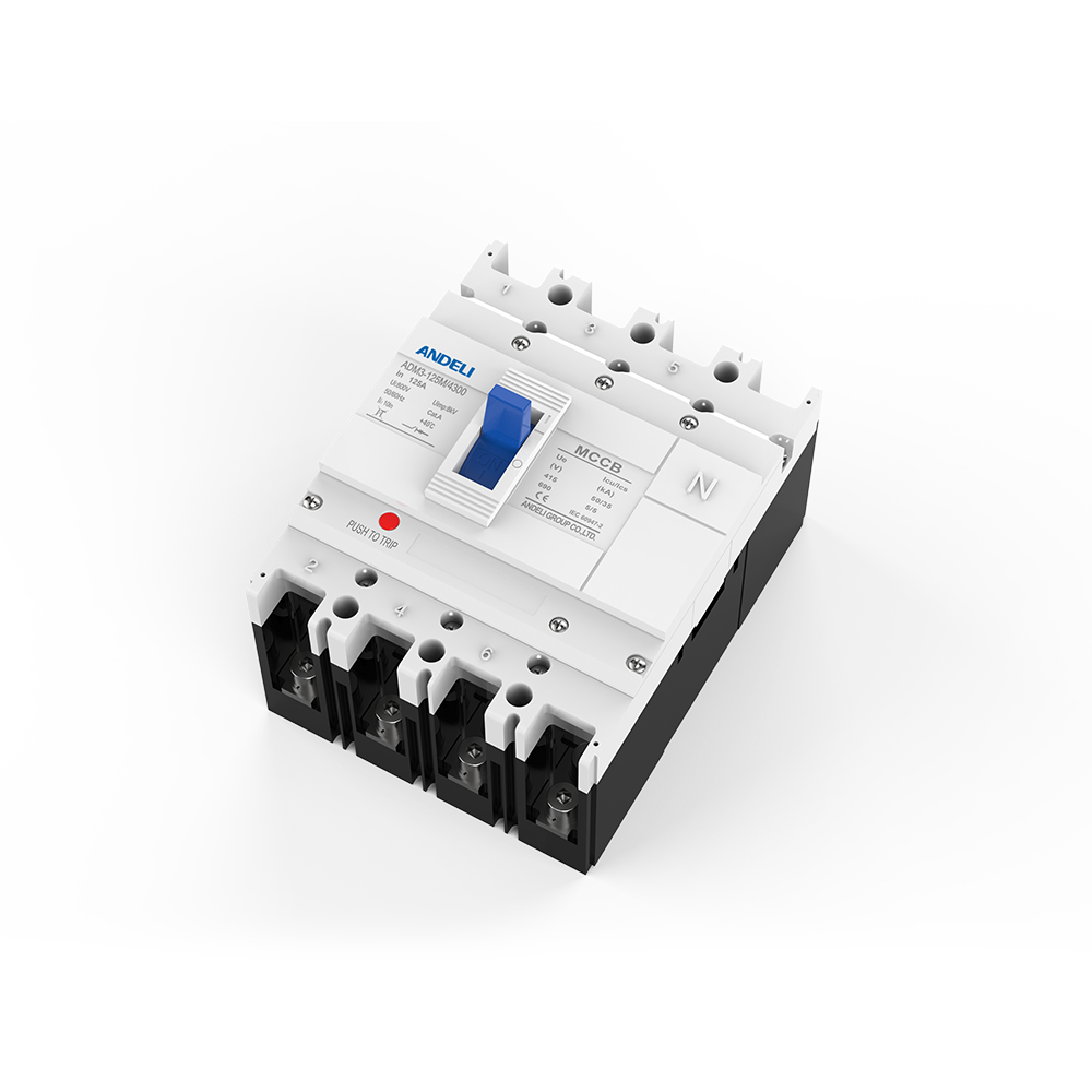 ANDELI ADM3-125M-4300 125A 35kA Breaking Capacity Molded Case Circuit Breaker 4P MCCB 50/60Hz 400/690V 8kV Class Programmable