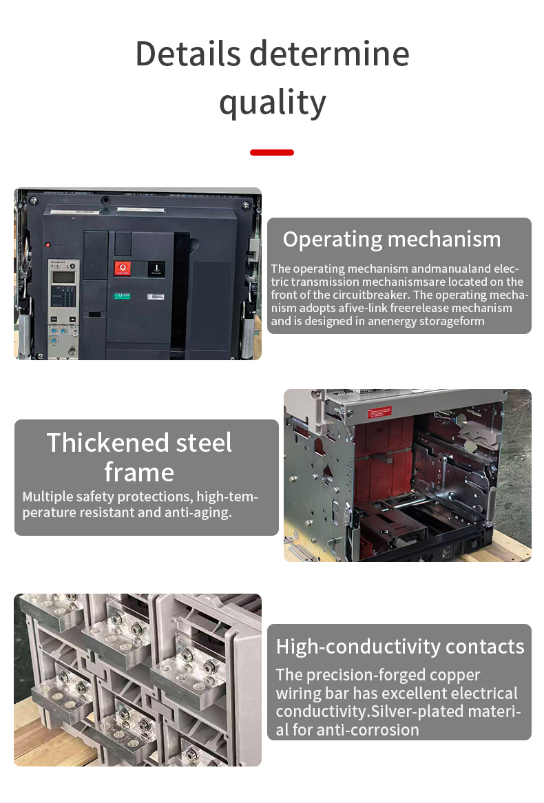 Superior Quality MTW1-1000 ACB Air Circuit Breaker Drawer&amp;Fixed Electrical Intelligent Universal Circuit Breaker