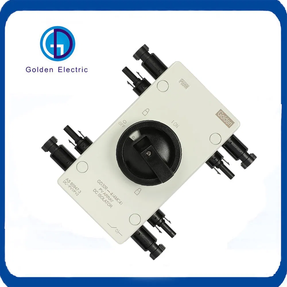 PV Array DC Isolator Switch Solar Disconnecting Switch Electric Isolator Switch with Mc4 Connector
