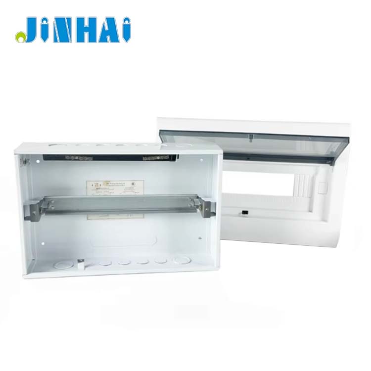 Circuit Breaker Box 14 Way DIN Rail Plastic Electrical Distribution Board Indoor Custom Distribution Box For Household