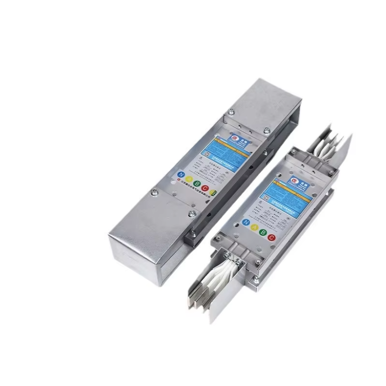 Low-voltage Electrical Busbar Frame with Copper and Aluminum Busbar Connectors and Insulating Components